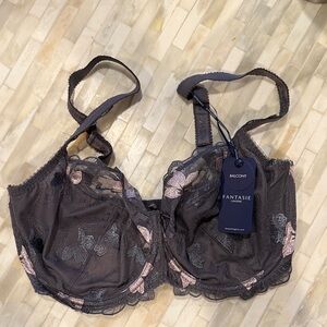 Fantasie Balcony Bra - Charcoal and Blush